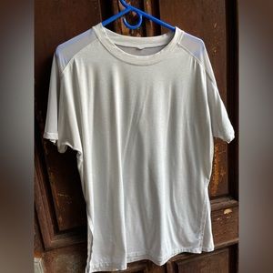 Athleta workout top with mesh top